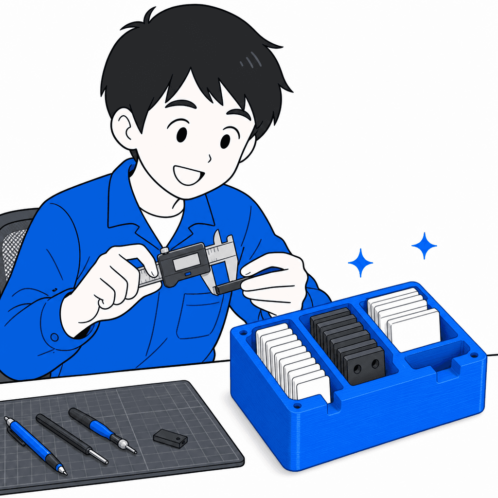 治具やホルダーを、寸法ぴったりで欲しい